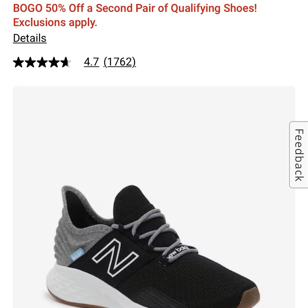 Women’s New Balance Roav running shoe size 8.5